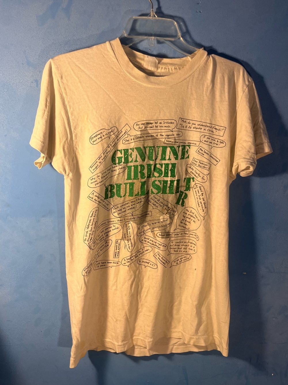 Vintage 80s Irish Funny T Shirt